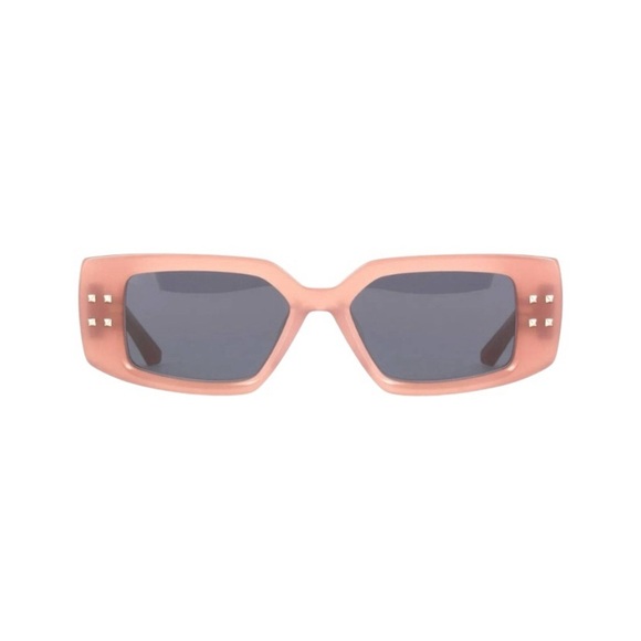 NIB VALENTINO GARAVANI V-CINQUE SUNGLASSES IN POWDER PINK & GOLD STUDS main image 11